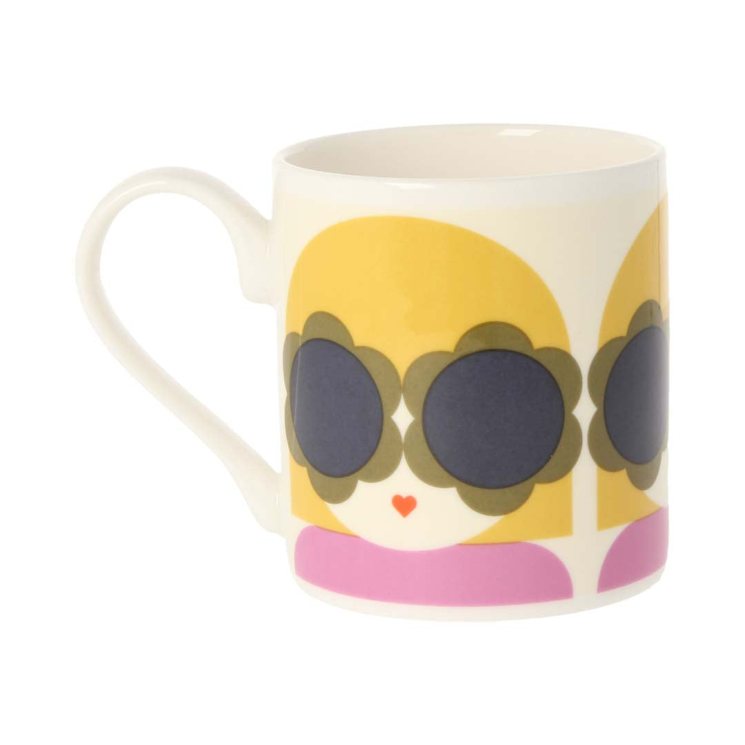 Lola Yellow &amp; Purple Mug