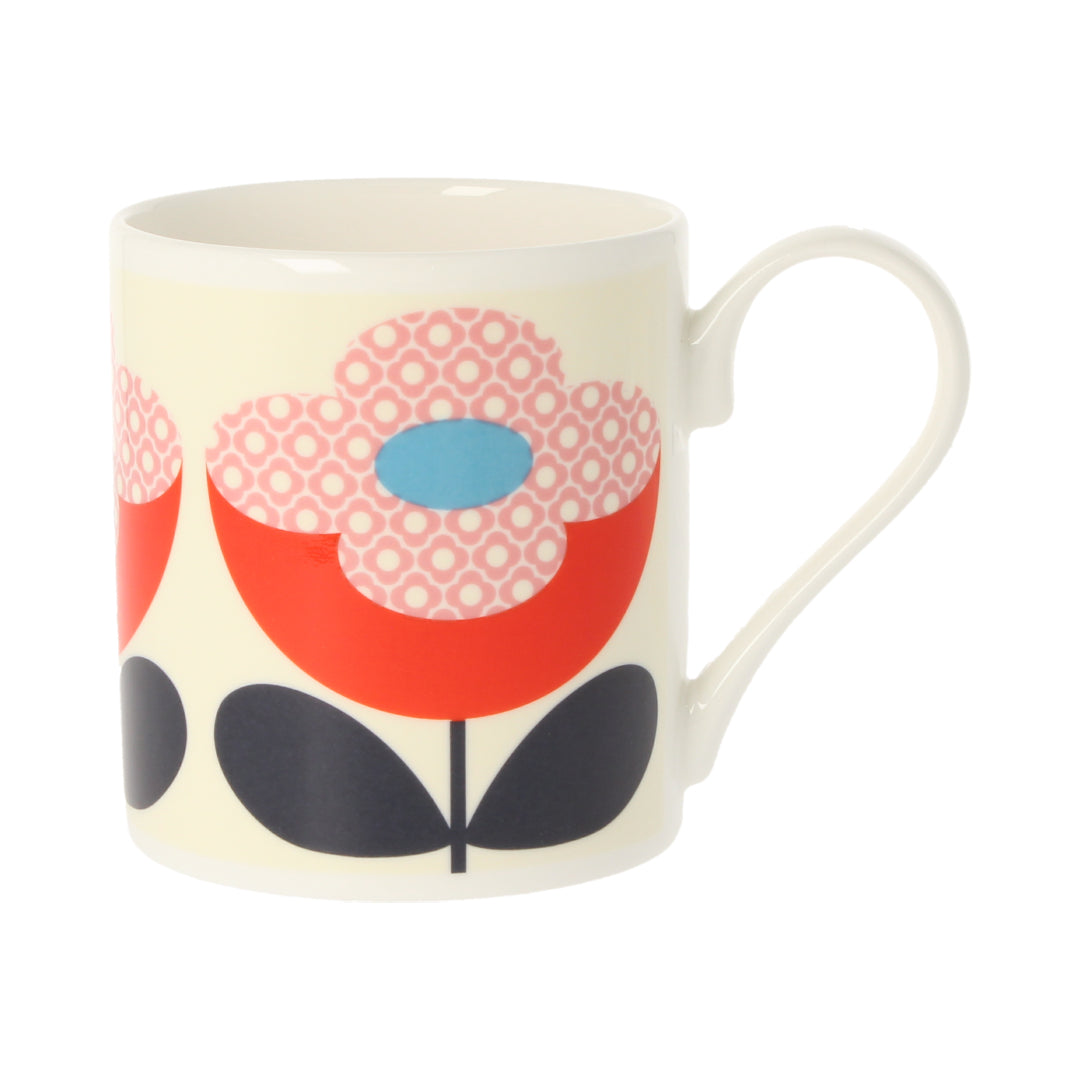 Buttercup Stem Red &amp; Pink Mug