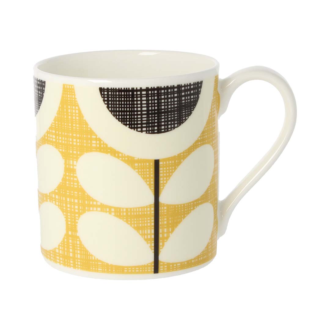 Scribble Sunflower Yellow Mug