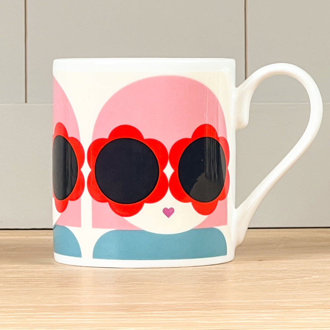 Lola Red &amp; Blue Mug