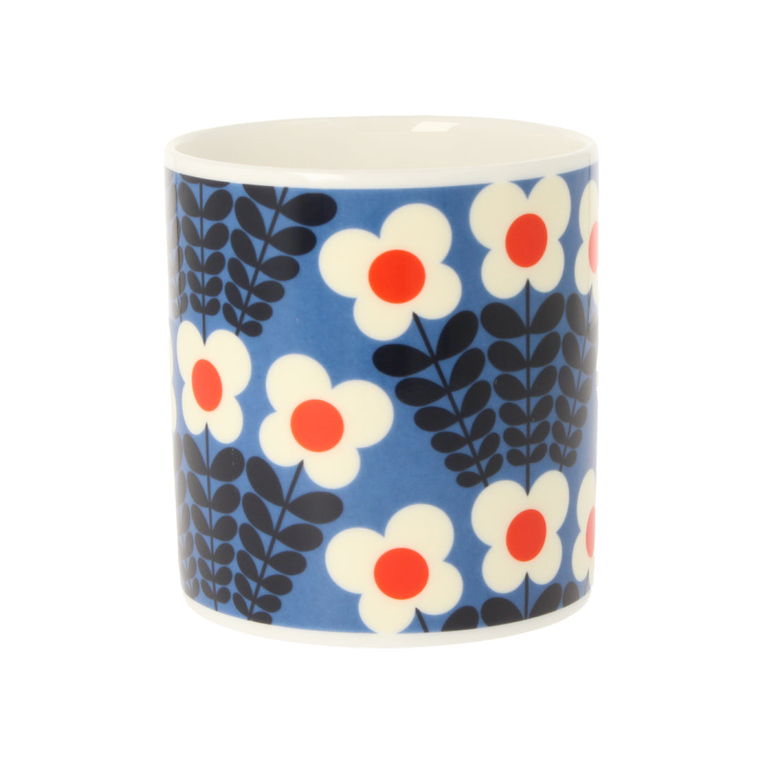 Bunch Of Stems Blue Mug