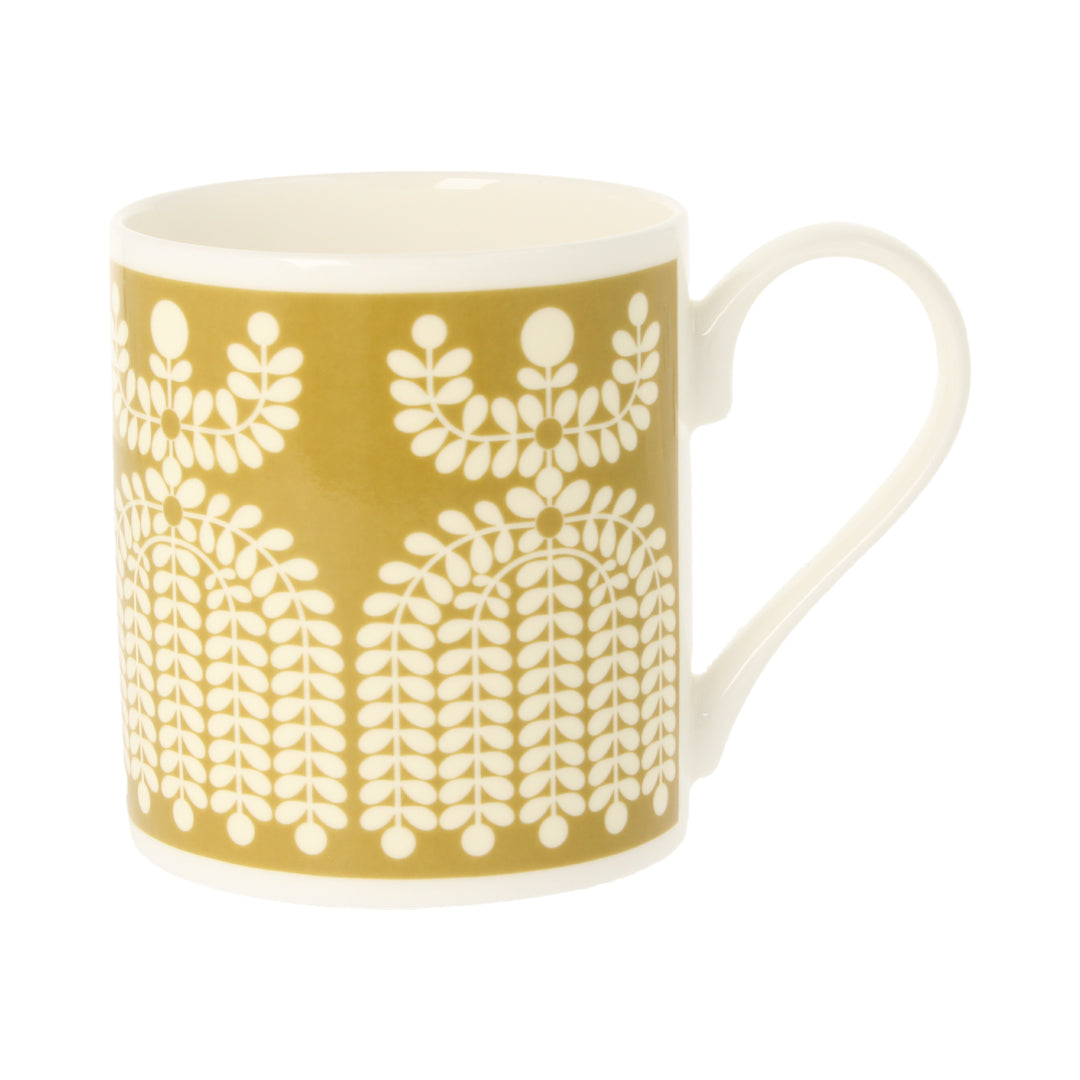 Folk Girl Ochre Mug