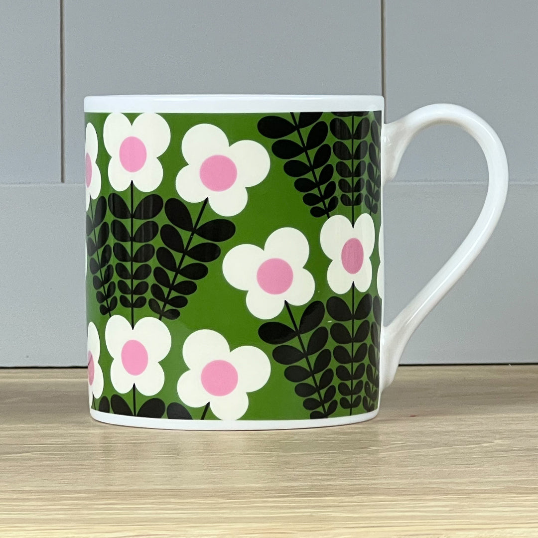 Bunch Of Stems Green Mug