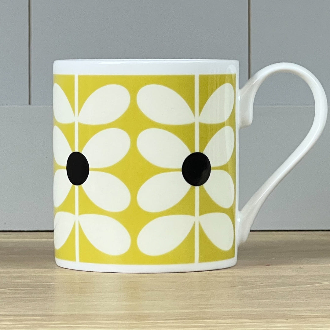 Sixties Stem Ochre Mug