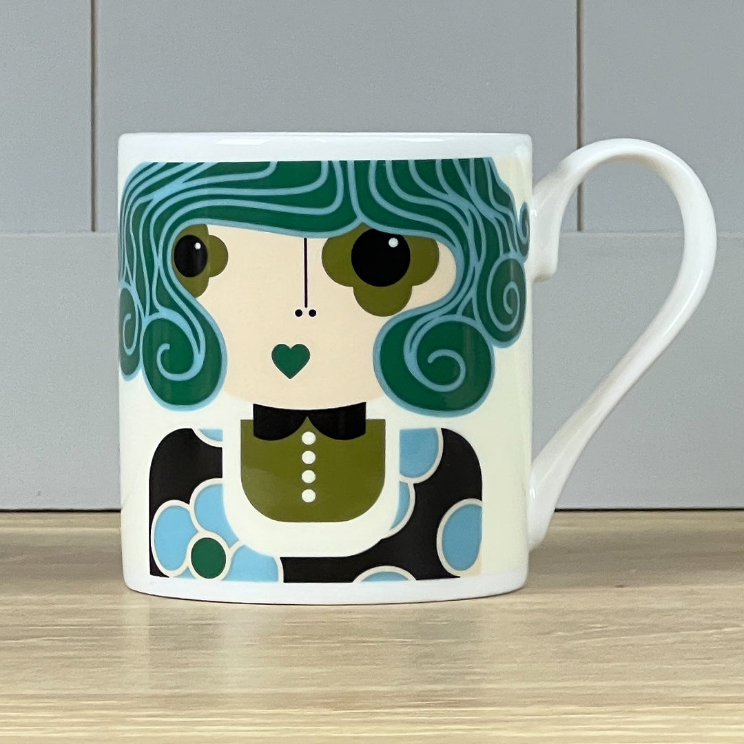Dee Dee Teal Mug
