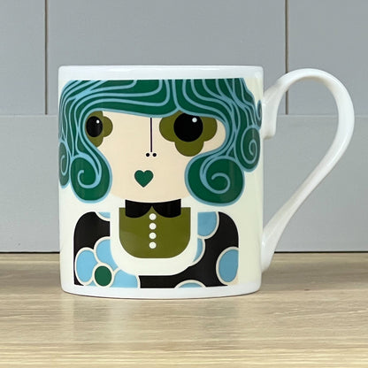Dee Dee Teal Mug