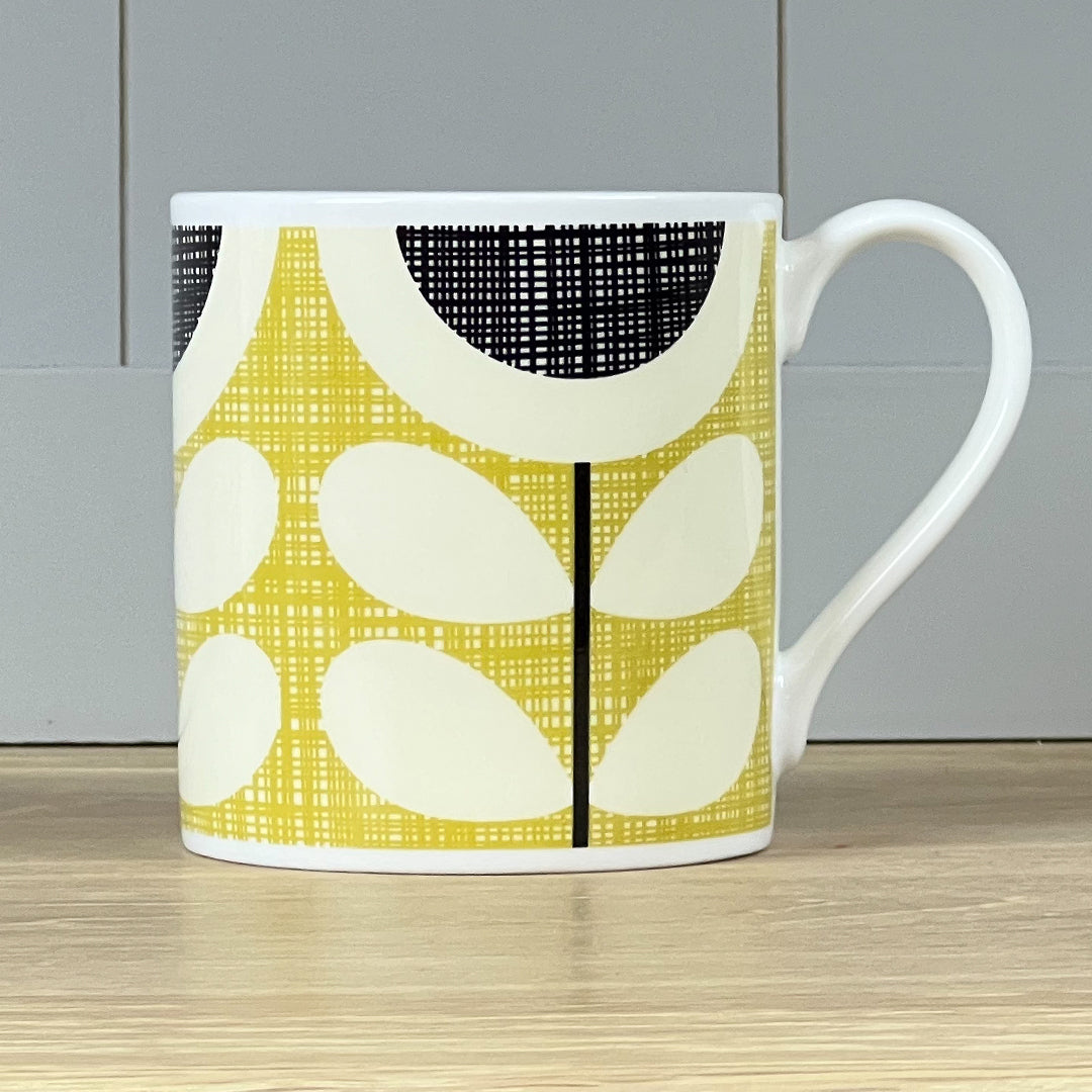 Scribble Sunflower Yellow Mug