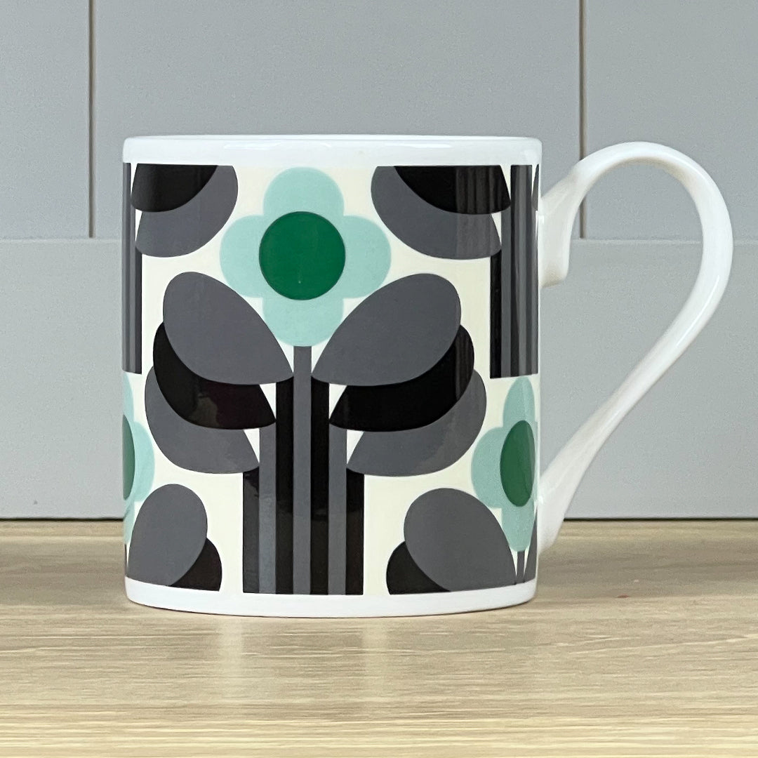 Art Deco Green Mug