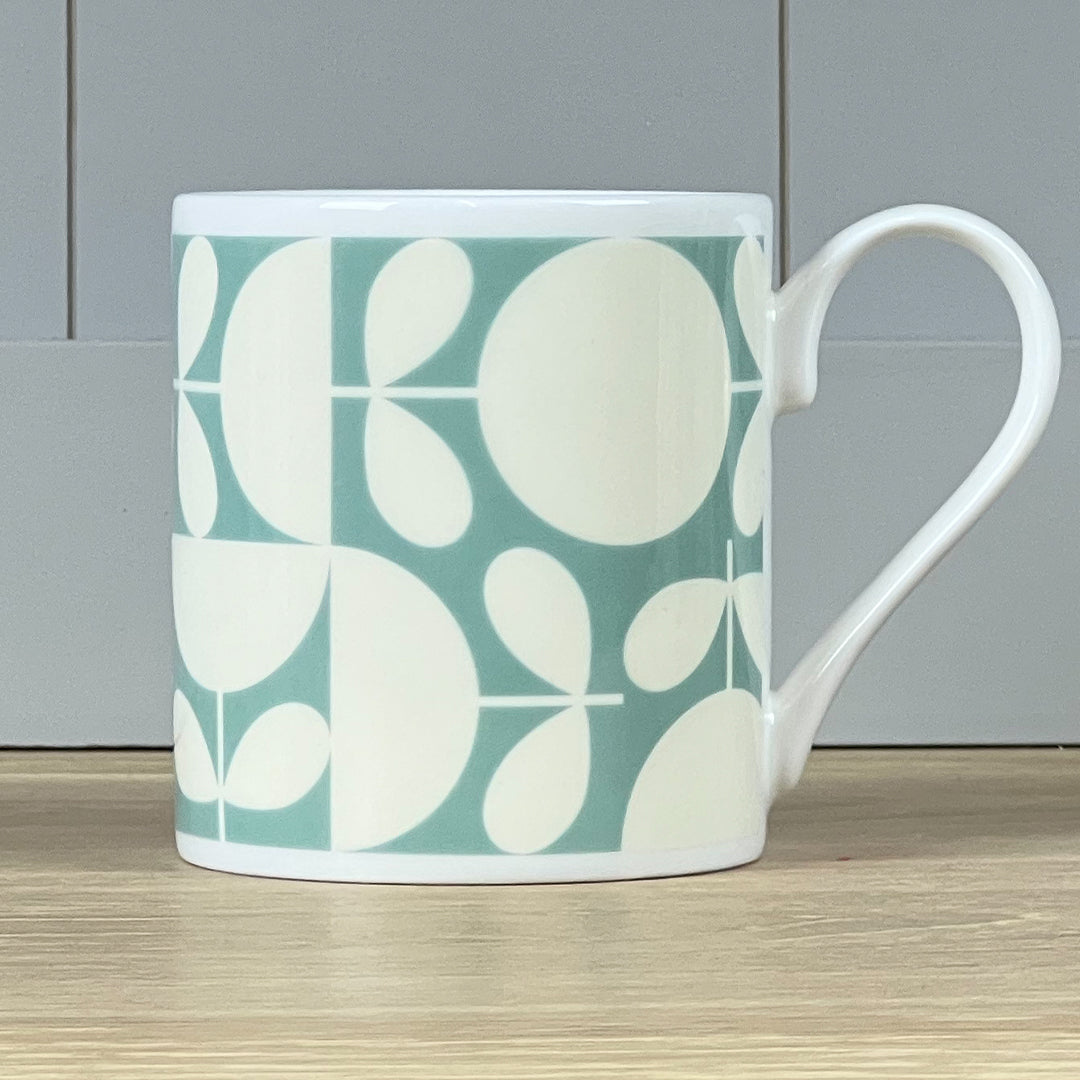 Patchwork Aqua Mug