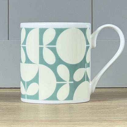 Patchwork Aqua Mug