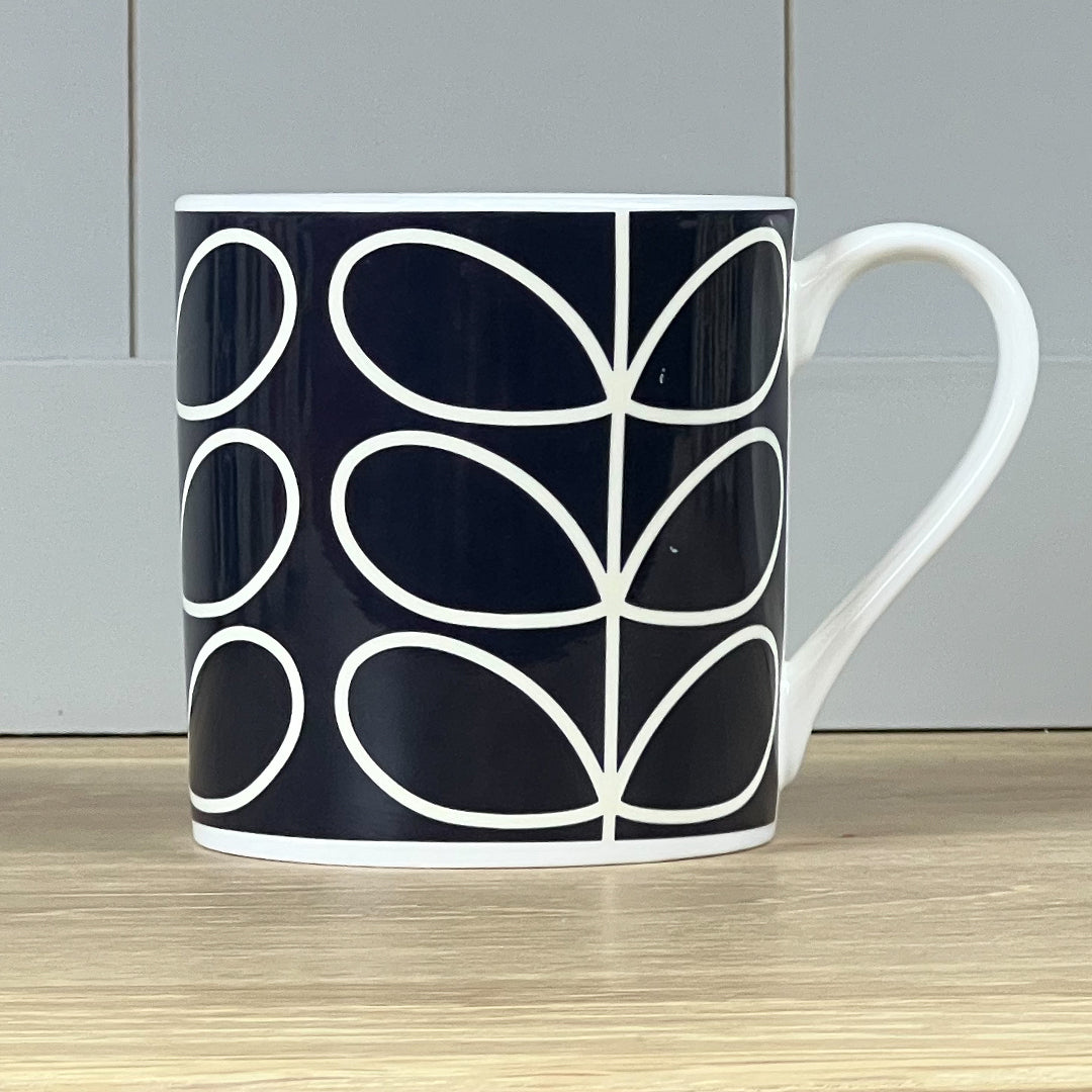 Linear Stem Blue Mug
