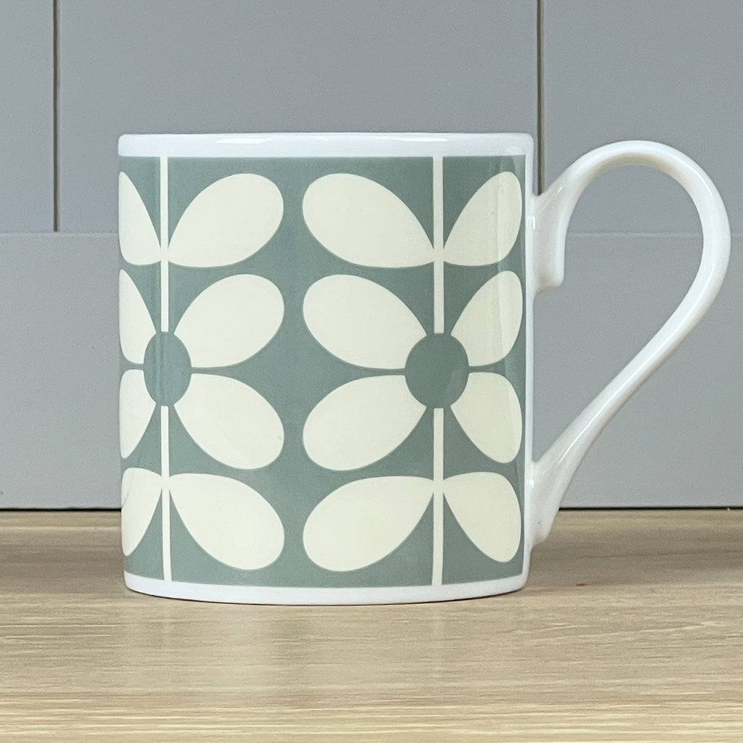 Sixties Stem Duck Egg Mug