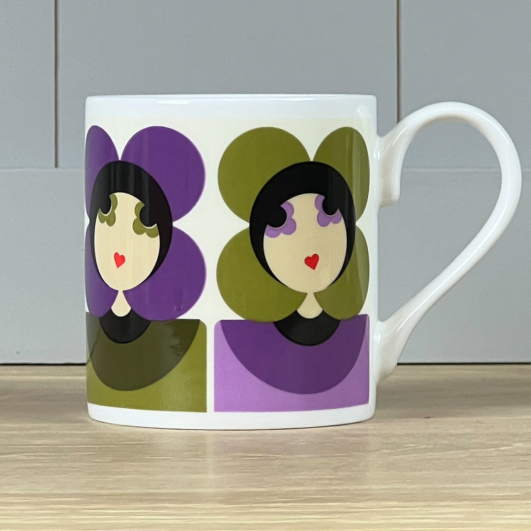 Luna Purple/Olive Mug