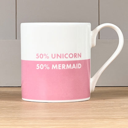 50% Unicorn 50% Mermaid Mug