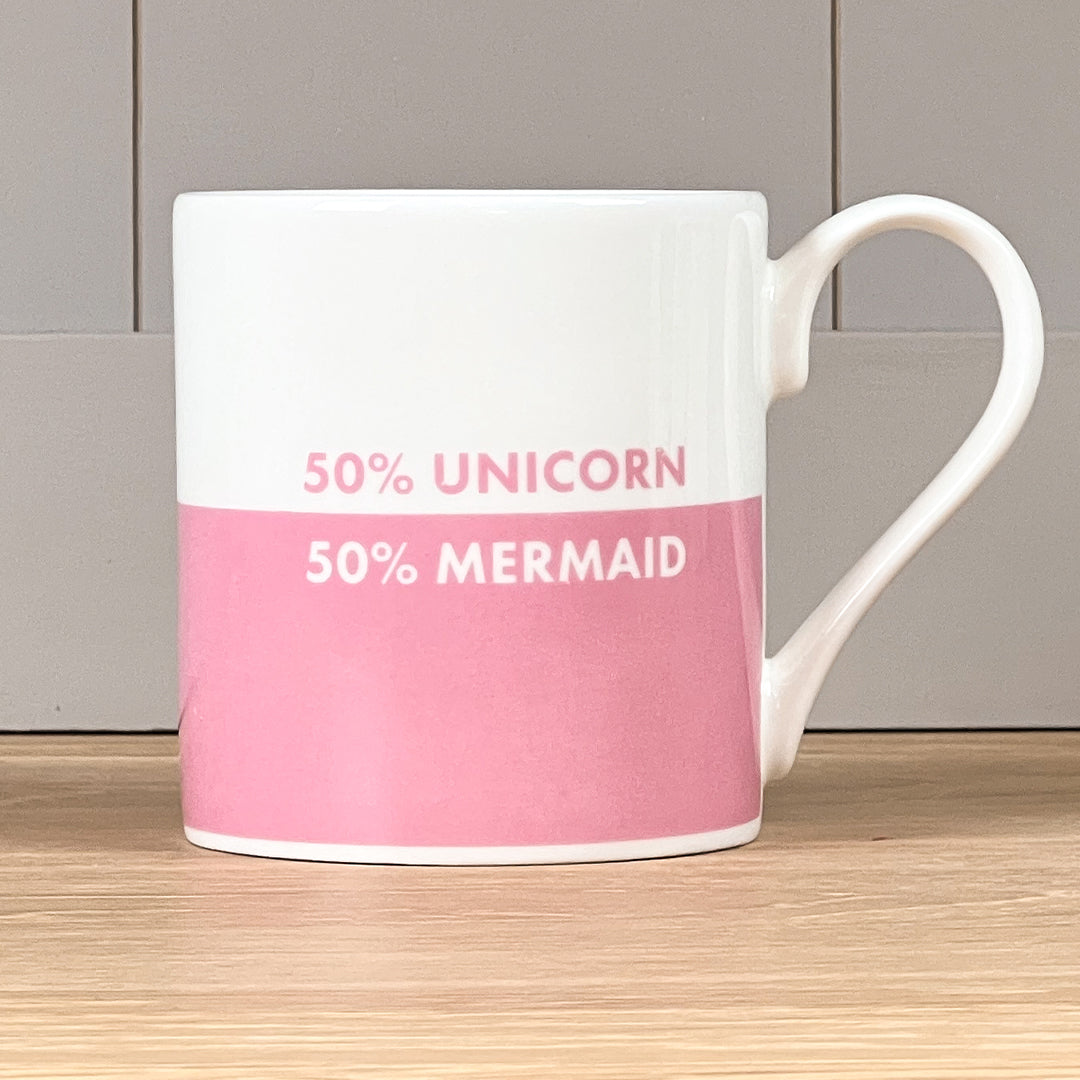 50% Unicorn 50% Mermaid Mug