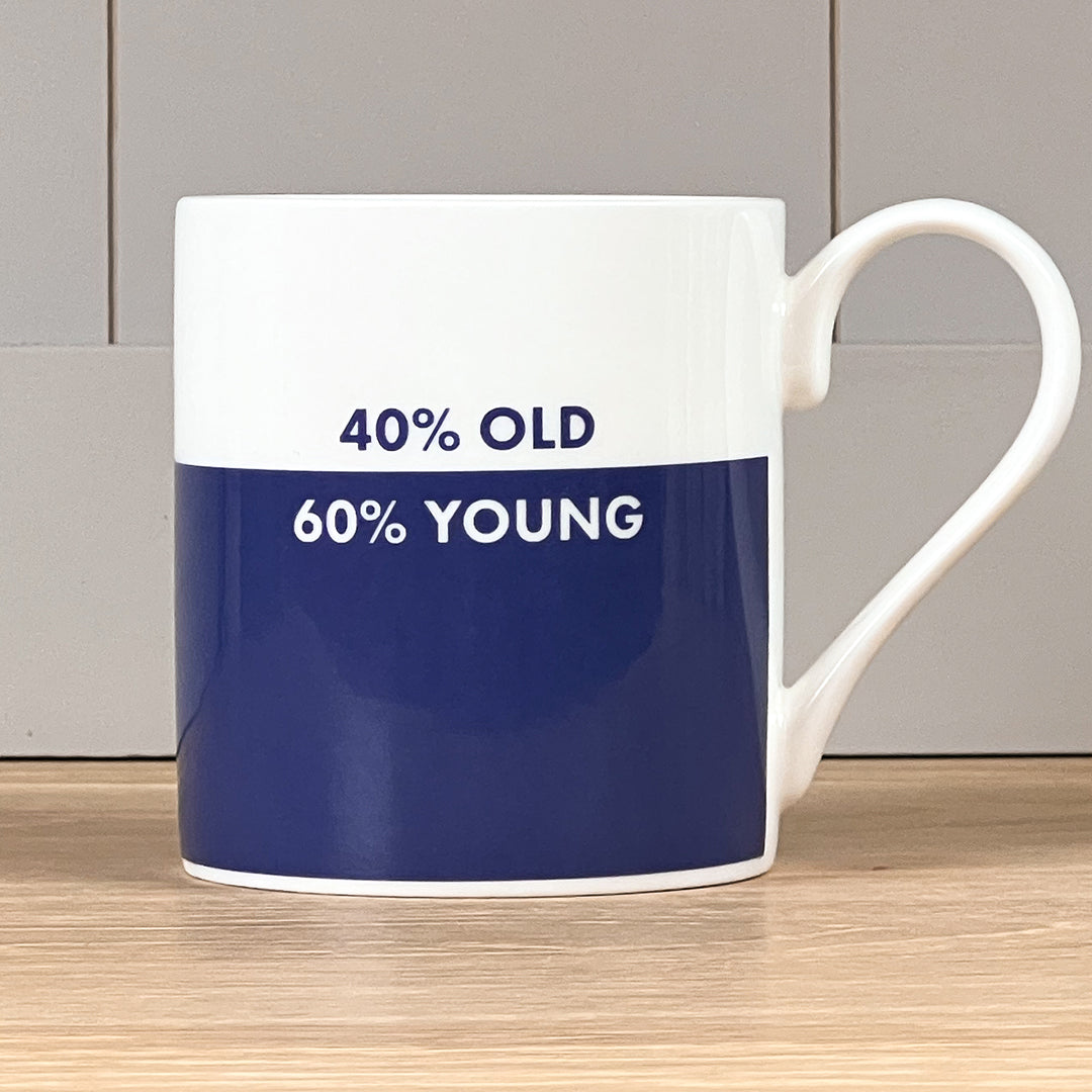 40% Old 60% Young Mug