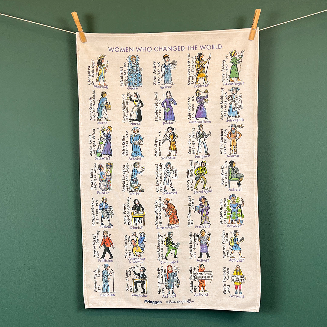 Women Who Changed The World Tea Towel