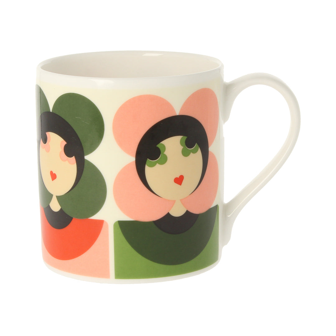 Luna Pink/Green Mug