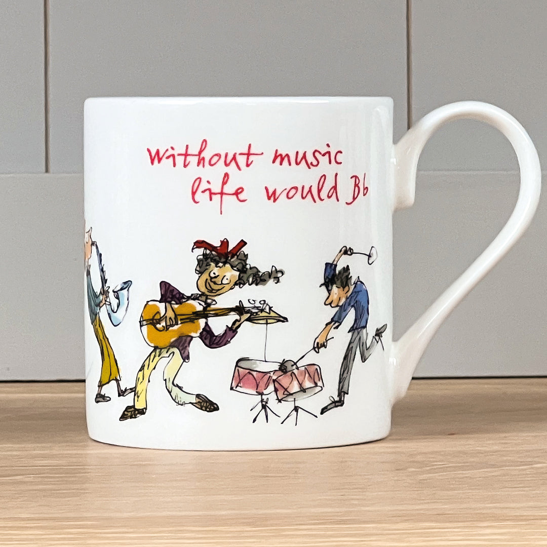 Without Music Life Would B-Flat Mug
