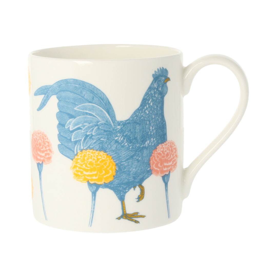 Chicken &amp; Carnation Mug