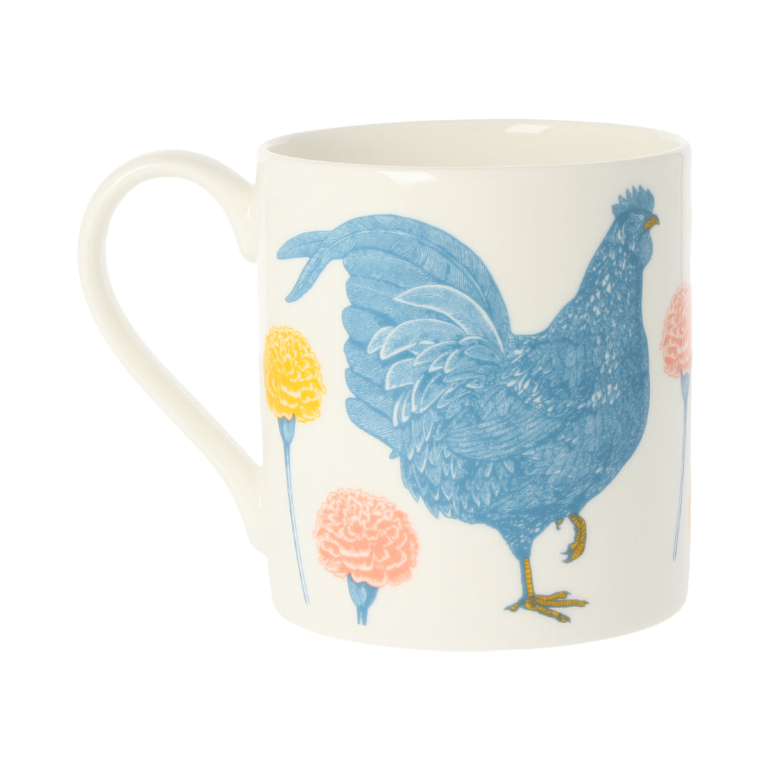 Chicken &amp; Carnation Mug