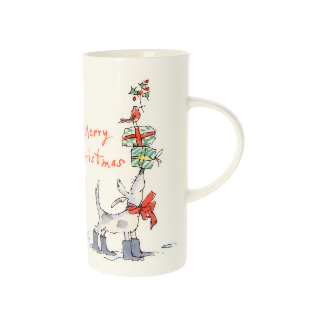 Dog And Presents Tall Mug