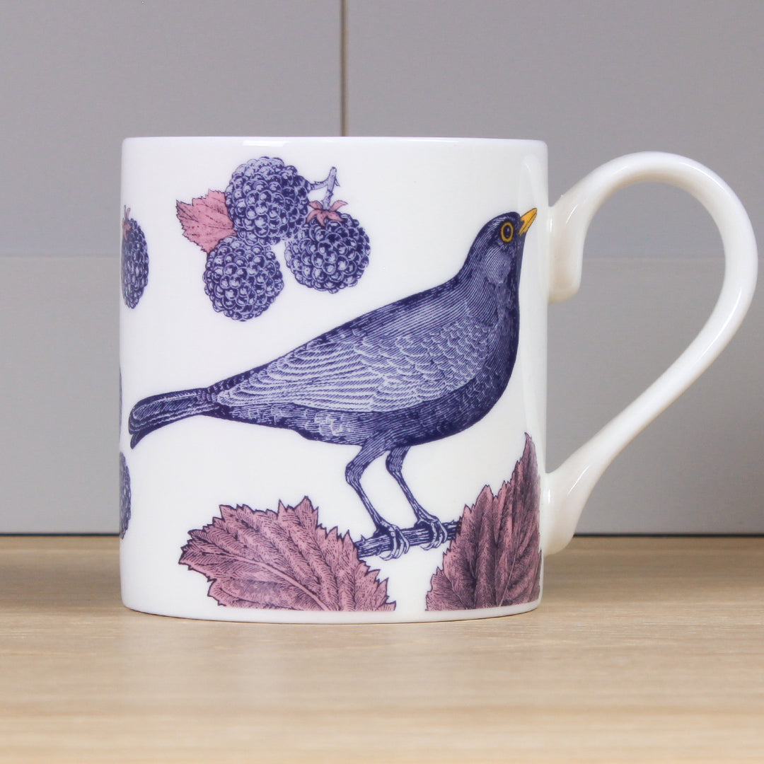 Blackbird &amp; Bramble Mug