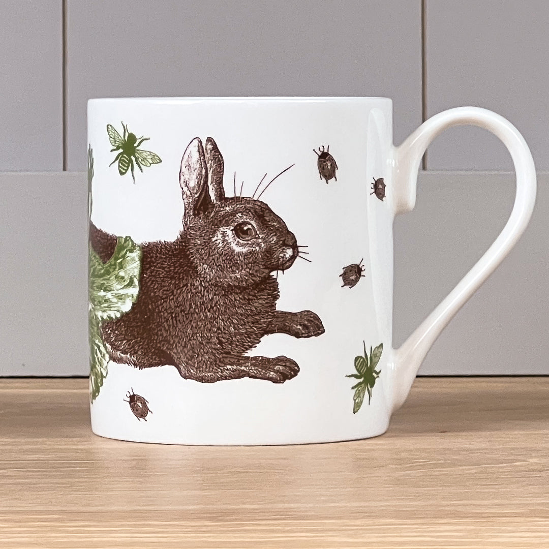 Rabbit &amp; Cabbage Mug