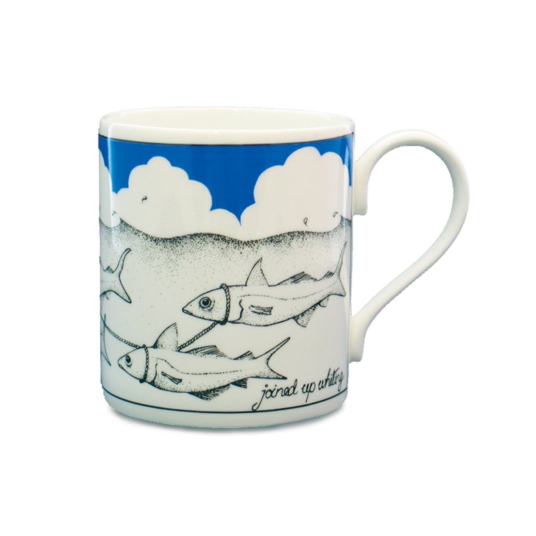 Joined Up Whiting Mug - Simon Drew - Mclaggan